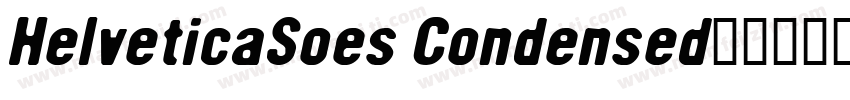 HelveticaSoes Condensed字体转换